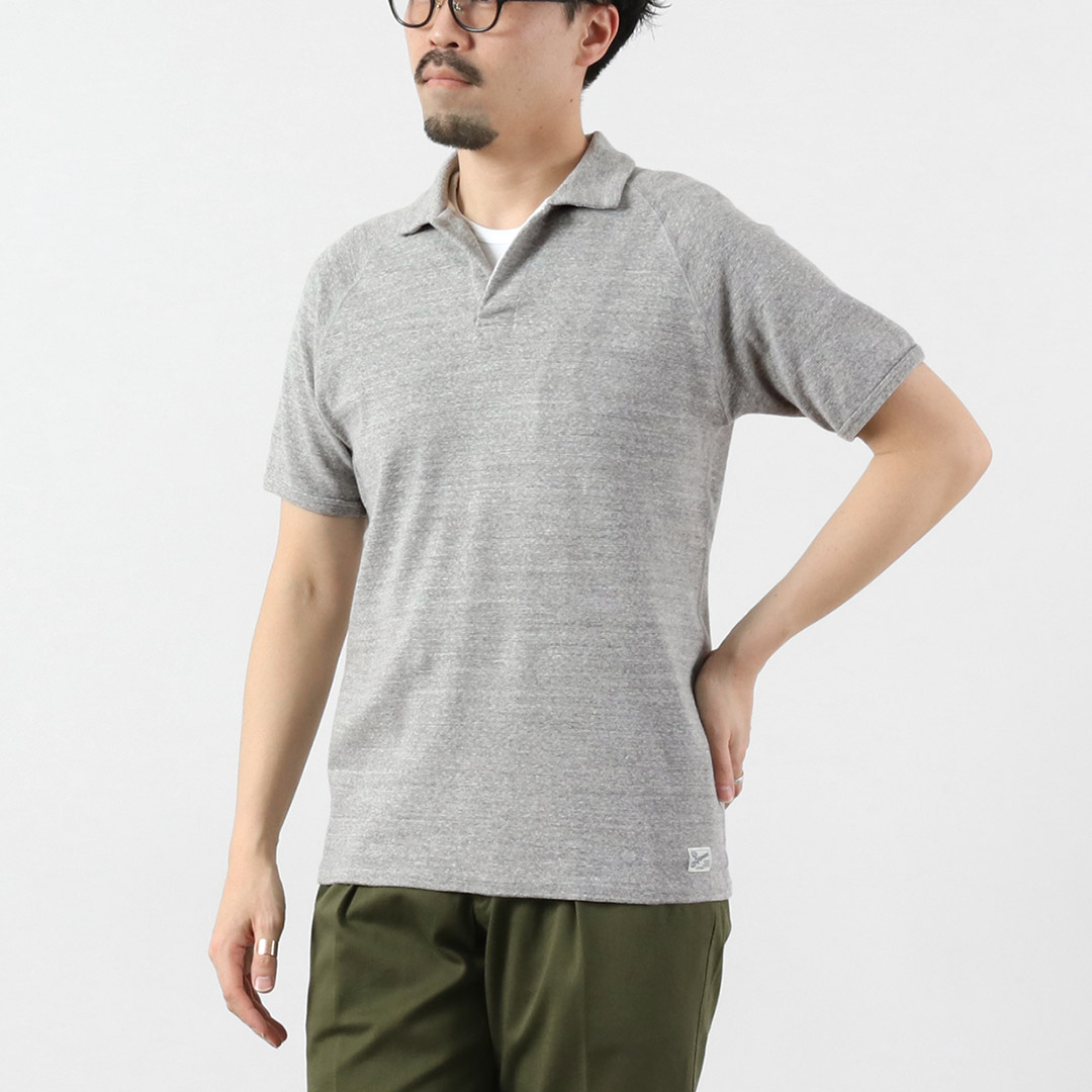 KEPANI（ケパニ） ラフィー スパン フライス / ポロシャツ メンズ 半袖 無地 ストレッチ 日本製 ラグランスリーブ Skipper | Kepani | 03