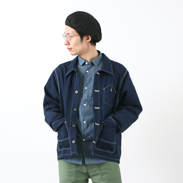 JAPAN BLUE JEANS（ジャパンブルージーンズ） RJB7011 別注 ショート カバーオール ジャケット   メンズ   ワーク   岡山 日本製