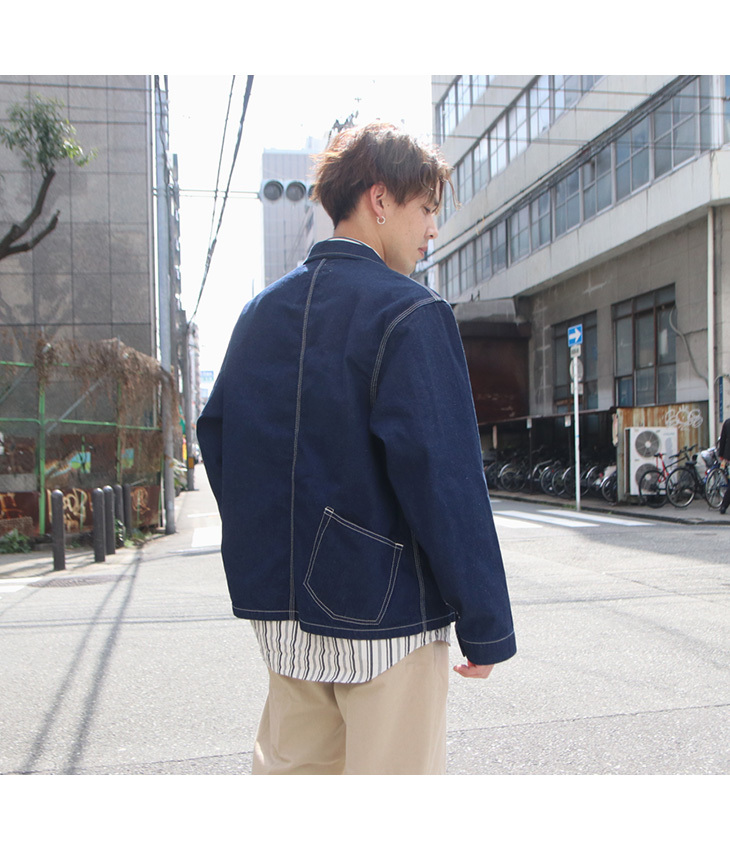 JAPAN BLUE JEANS（ジャパンブルージーンズ） RJB7011 別注 ショート カバーオール ジャケット メンズ ワーク 岡山  日本製 :14230:ROCOCO !店 通販 