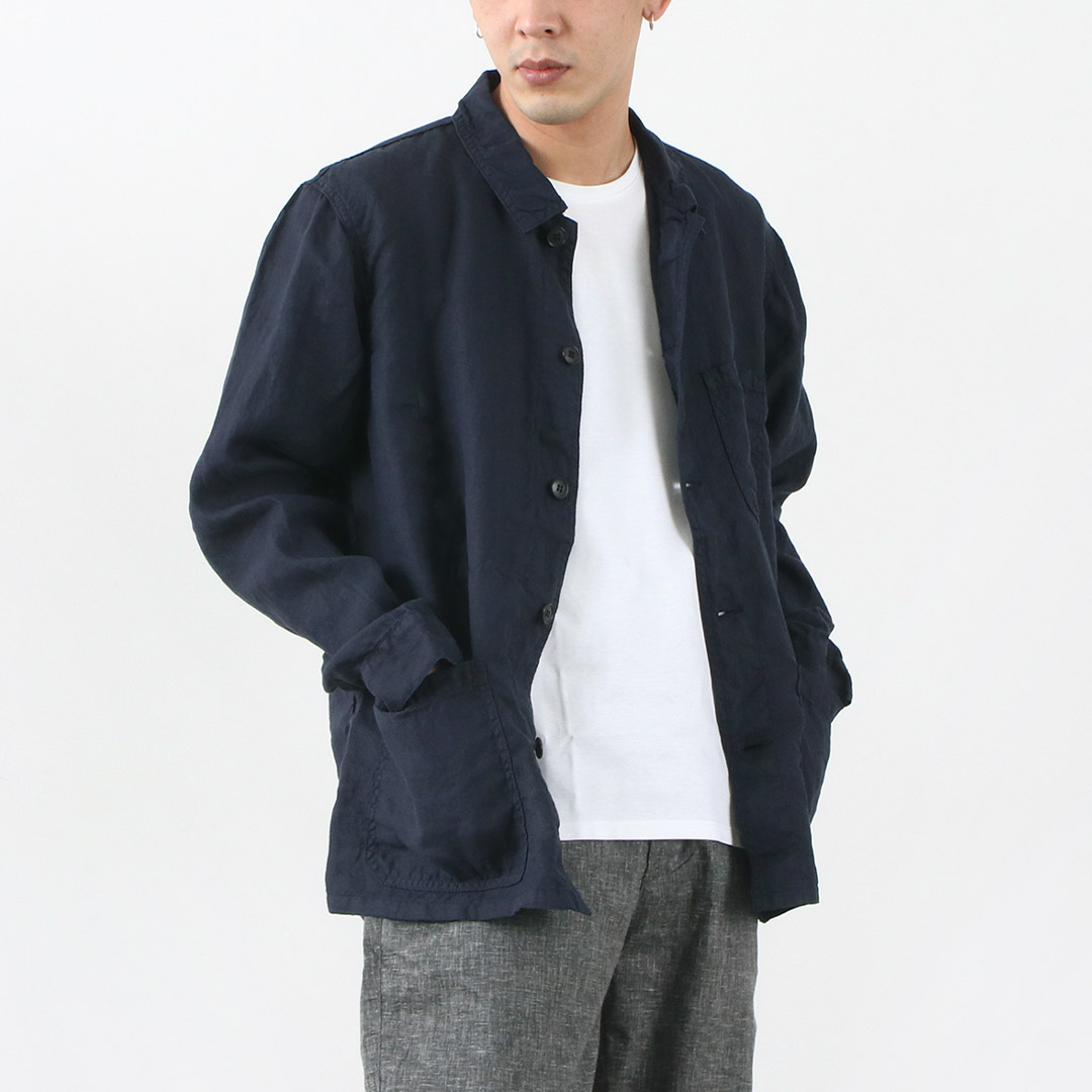 FOB FACTORY ベージュスプリングコート Lサイズ　国産 FOB FACTORY FACTORY（FOBファクトリー） F2413 ヘンプシャツ