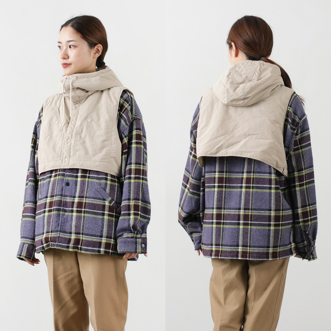 『たらたら』BURLAP OUTFITTER フードベスト BURLAP OUTFITTER OUTFITTER（バーラップアウトフィッター
