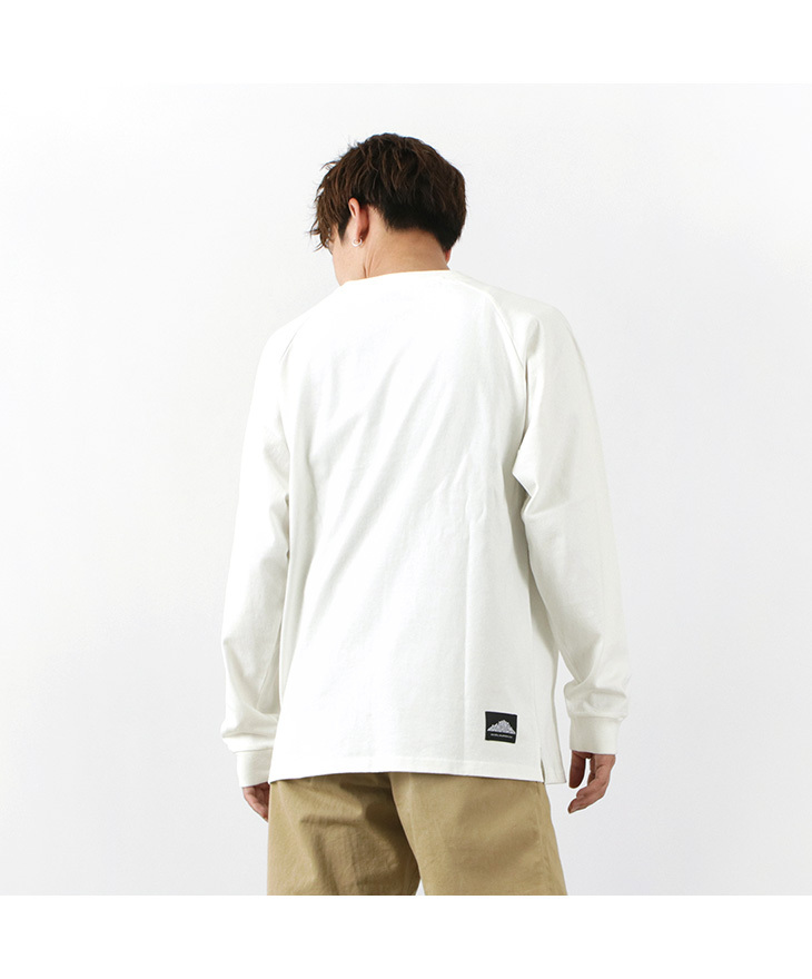 超激得セール MOUNTAINSMITH(マウンテンスミス) ロングスリーブ Tシャツ ROCOCO PayPayモール店 - 通販 - PayPayモール 顔料染 度詰 ヘビーウェイト ロゴ プリント ラグラン 新作好評