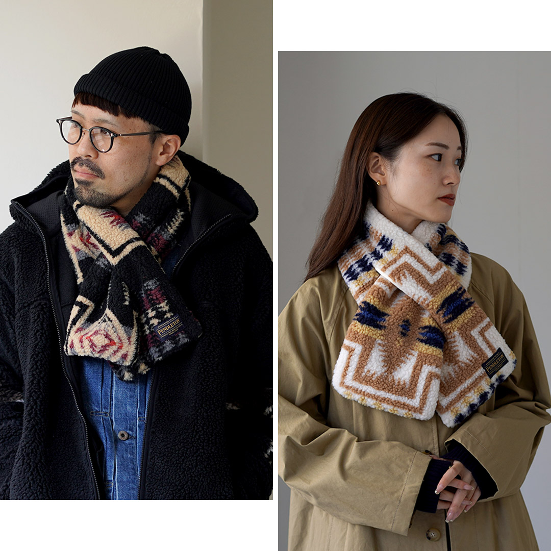 PENDLETON（ペンドルトン） ボア マフラー / メンズ レディース ネック