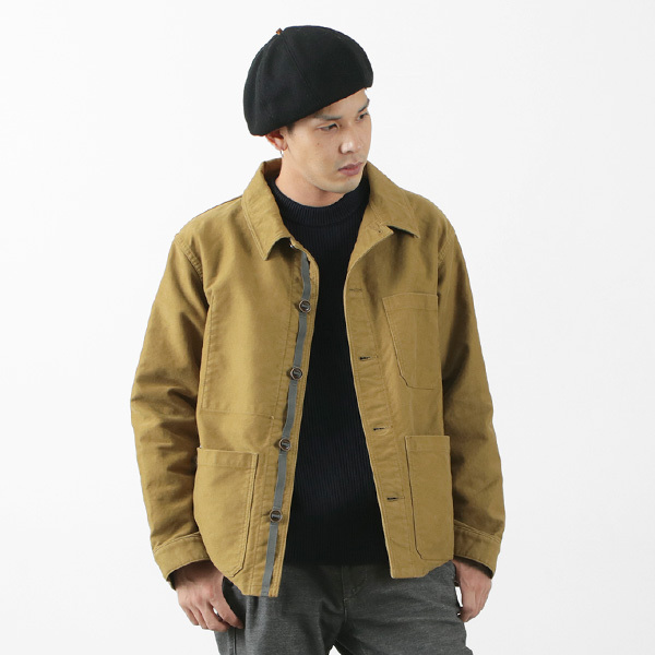 JAPAN BLUE JEANS(ジャパンブルージーンズ) 別注 RJB7061 モールスキンカバーオール / メンズ / 日本製 JAPAN BLUE JEANS(ジャパンブルージーンズ) 別注 RJB7061 モールスキンカバーオール / メンズ / 日本製