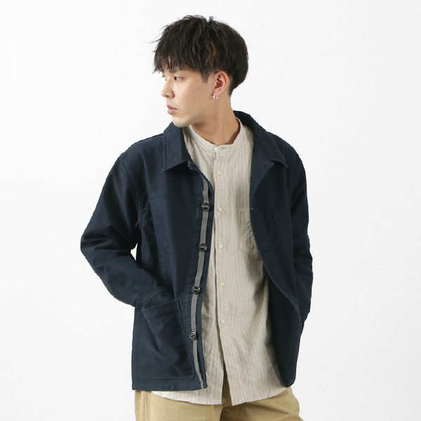JAPAN BLUE JEANS(ジャパンブルージーンズ) 別注 RJB7061 モールスキンカバーオール / メンズ / 日本製 JAPAN BLUE JEANS(ジャパンブルージーンズ) 別注 RJB7061 モールスキンカバーオール / メンズ / 日本製