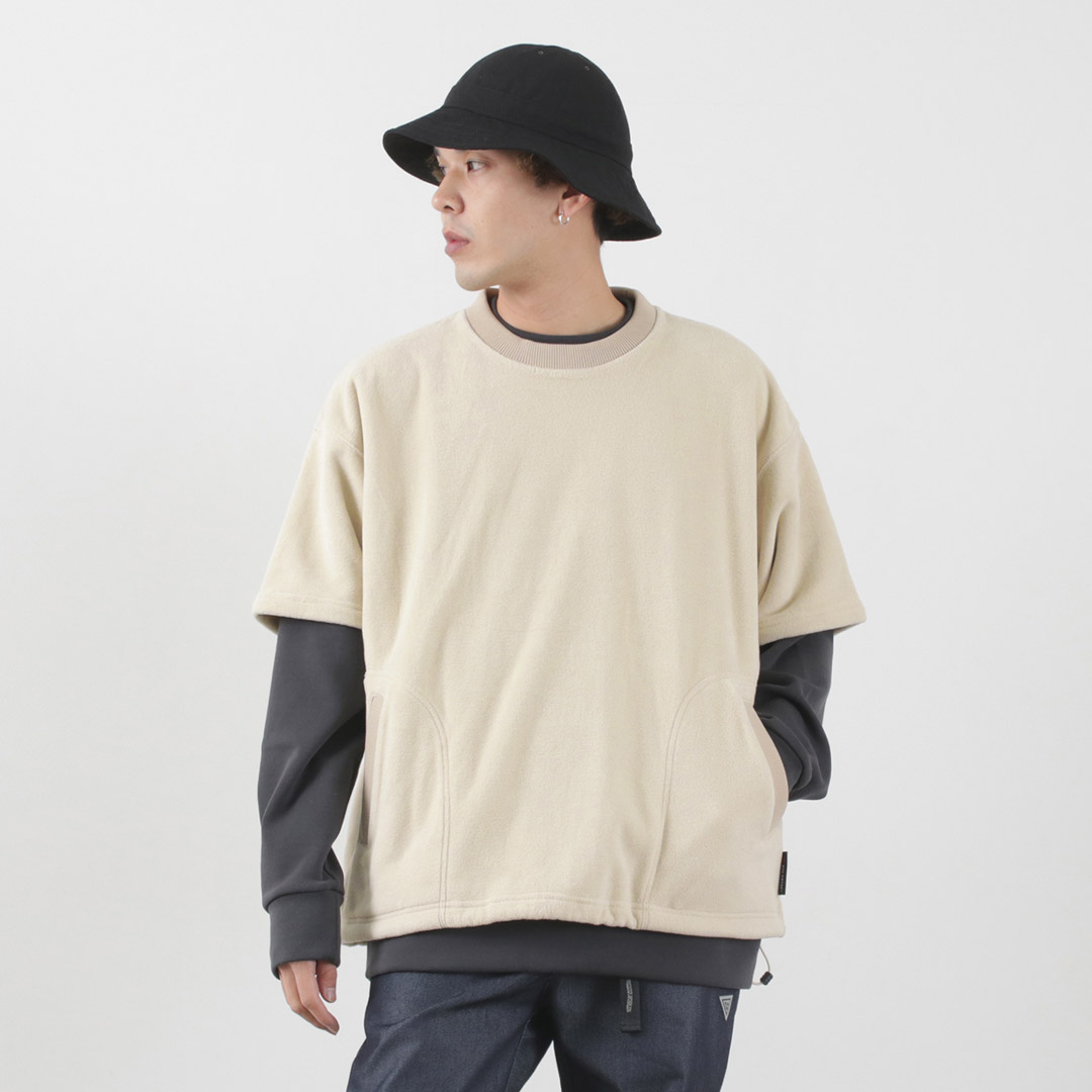 MOUNTAIN EQUIPMENT（マウンテンイクイップメント） レトロフリース TEE メンズ レディース トップス