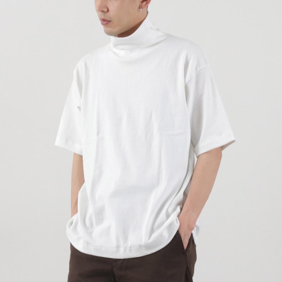 GICIPI（ジチピ） スクァーロ タートルネック リラックスフィット Tシャツ / 半袖 メンズ レディース｜rococo｜02