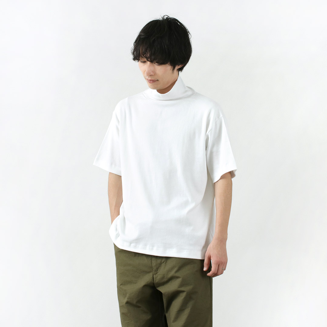 メンズ半袖tシャツ カットソー 襟首タイプ タートルネック ハイネック Tシャツ カットソー トップス ファッション 通販 Yahoo ショッピング