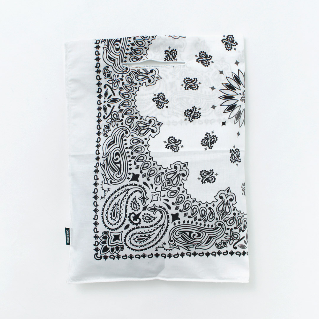 BANSAC（バンサック） バンダナ エコバッグ / HAV-A-HANK ハバハンク カバン 小さめ 柄 ペイズリー | ブランド登録なし | 01