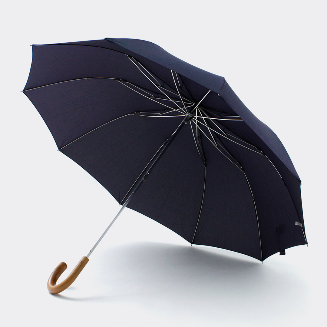 FOX UMBRELLAS（フォックスアンブレラ） マラッカハンドル 折りたたみ傘 雨用 / テレスコピック / メンズ