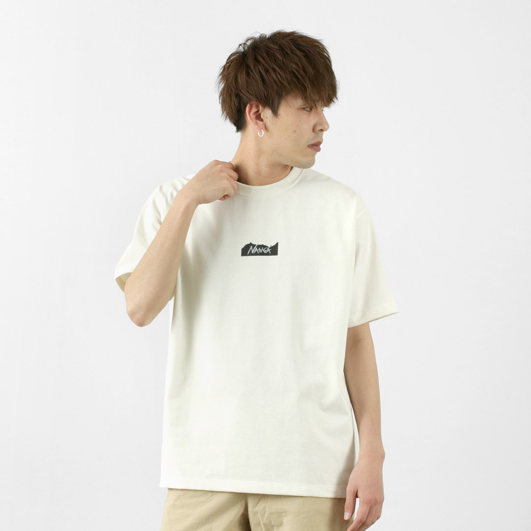 NANGA（ナンガ） エコ ハイブリッド MT ロゴTシャツ / メンズ レディース / ユニセックス / 半袖 プリント / ECO HYBRID MT LOGO TEE | NANGA | 01
