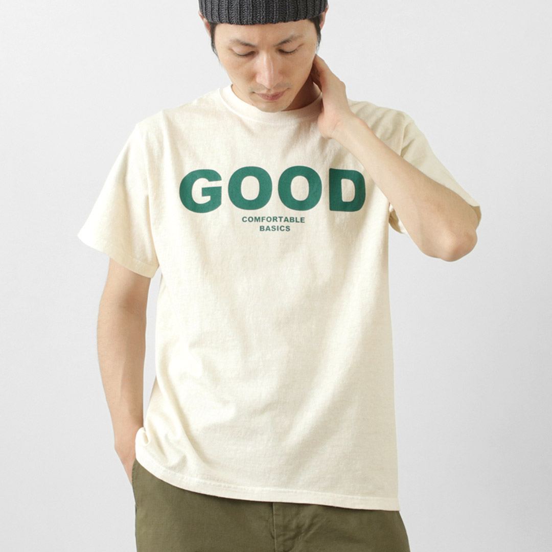 GOOD ON（グッドオン） カラー別注 グッドオン ロゴ ショートスリーブ Tシャツ / 半袖 プリント ピグメントダイ 綿 コットン メンズ | GOOD ON | 02