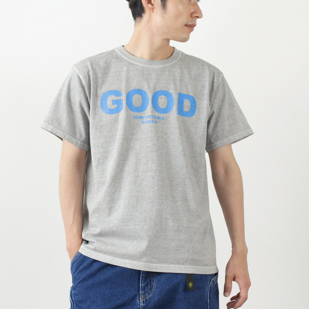 GOOD ON（グッドオン） カラー別注 グッドオン ロゴ ショートスリーブ Tシャツ / 半袖 プリント ピグメントダイ 綿 コットン メンズ | GOOD ON | 03
