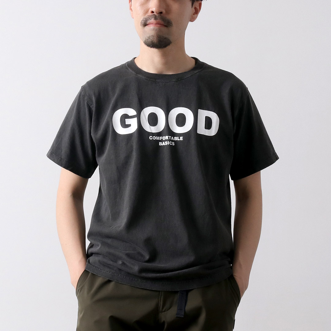 GOOD ON（グッドオン） カラー別注 グッドオン ロゴ ショートスリーブ Tシャツ / 半袖 プリント ピグメントダイ 綿 コットン メンズ | GOOD ON | 05