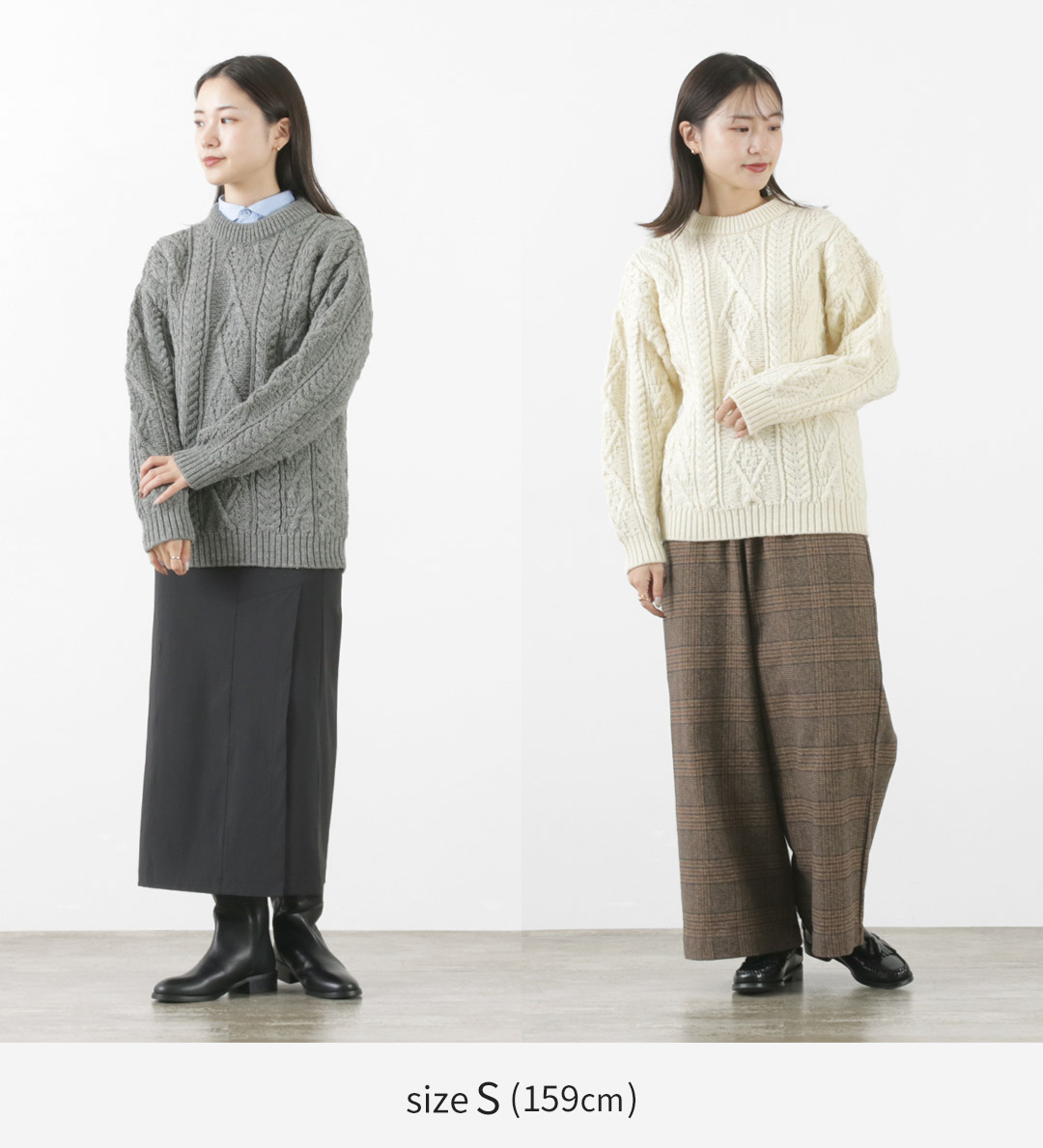 OLD DERBY KNITWEAR（オールドダービーニットウェア） アラン クルー