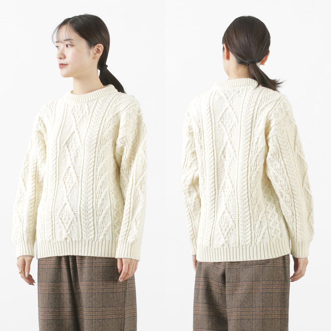 OLD DERBY KNITWEAR（オールドダービーニットウェア） アラン クルー