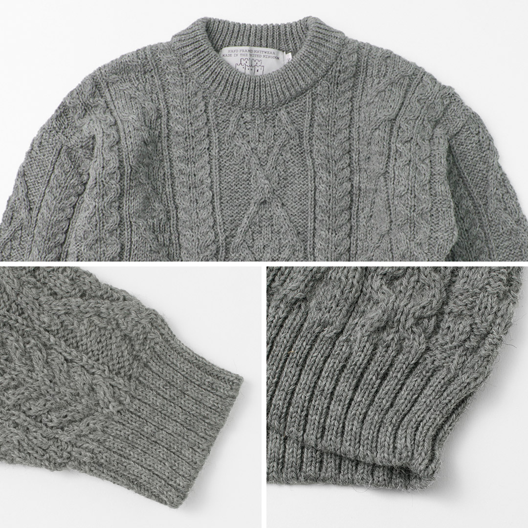 OLD DERBY KNITWEAR（オールドダービーニットウェア） アラン クルー