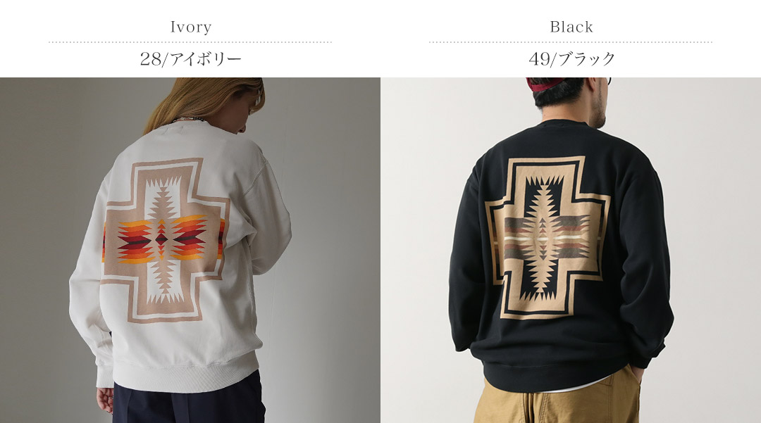 PENDLETON（ペンドルトン） ラグランスリーブ バックプリント プル