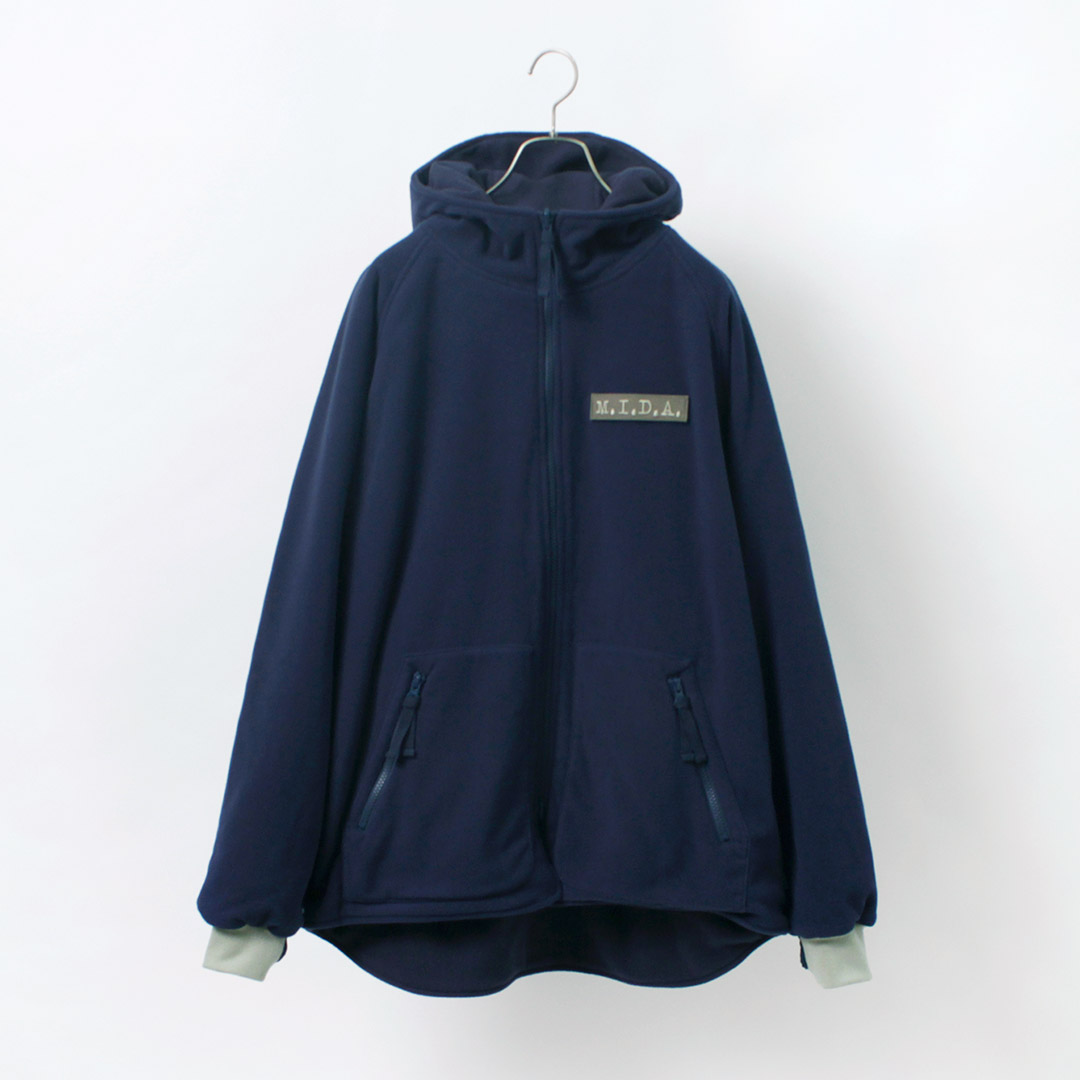 ジャケット・アウター M.I.D.A. M-43 BOA JACKET M.I.D.A. M.I.D.A.（ミダ） ポーラテック ボアフリース ZIP-UP