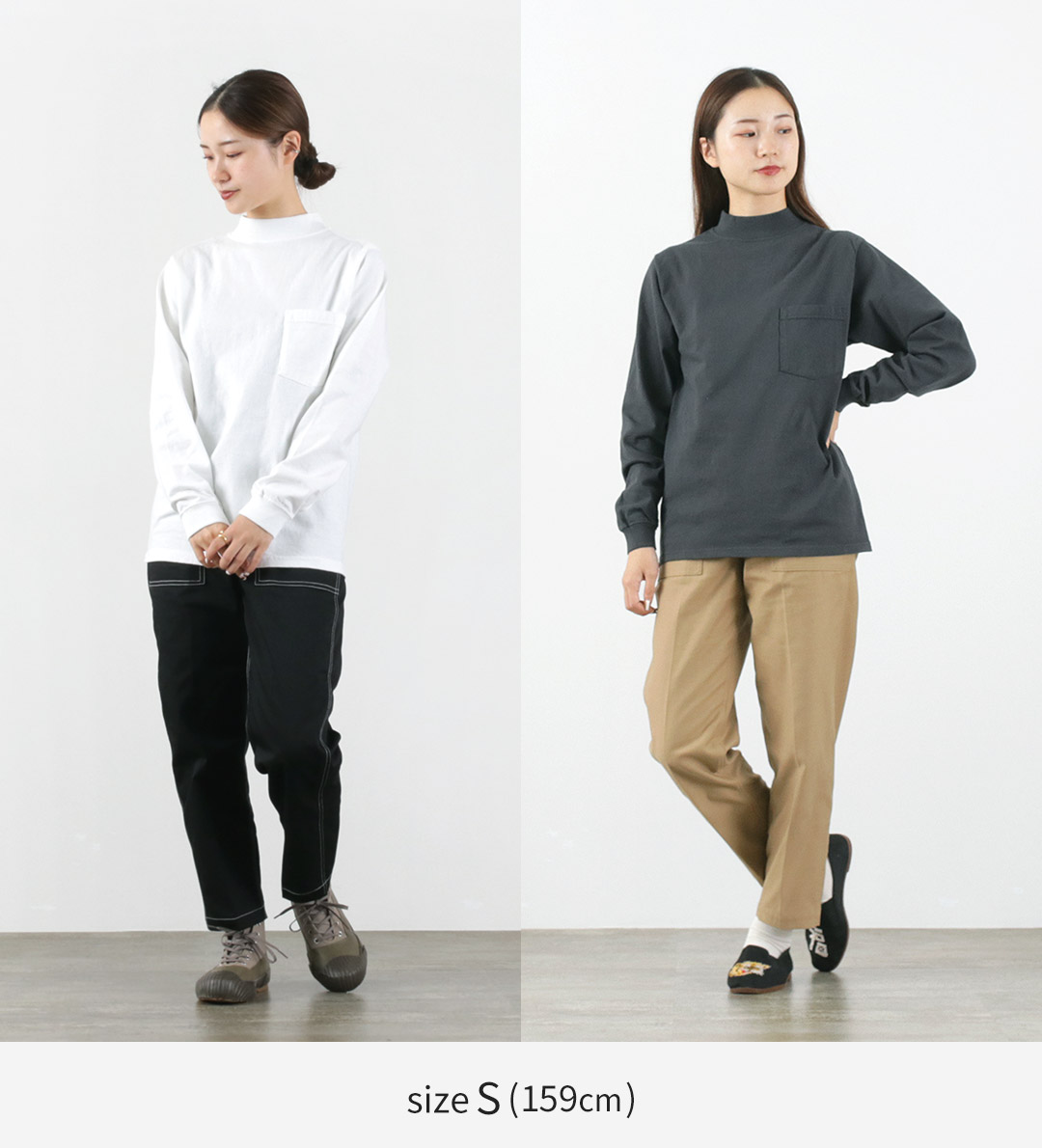 tシャツ (RM)「LUXE/R GOLF」ストレッチ ブロード モックネック