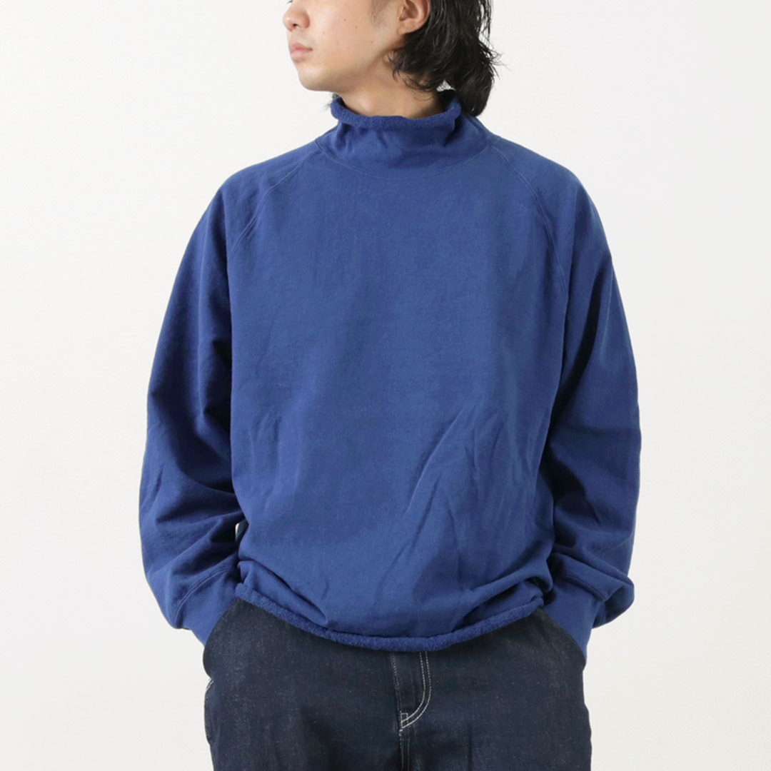 WALLA WALLA SPORT（ワラワラスポーツ） 13oz ロールネックタートル スウェット / メンズ トレーナー ラグラン カットオフ | WALLA WALLA SPORT | 03
