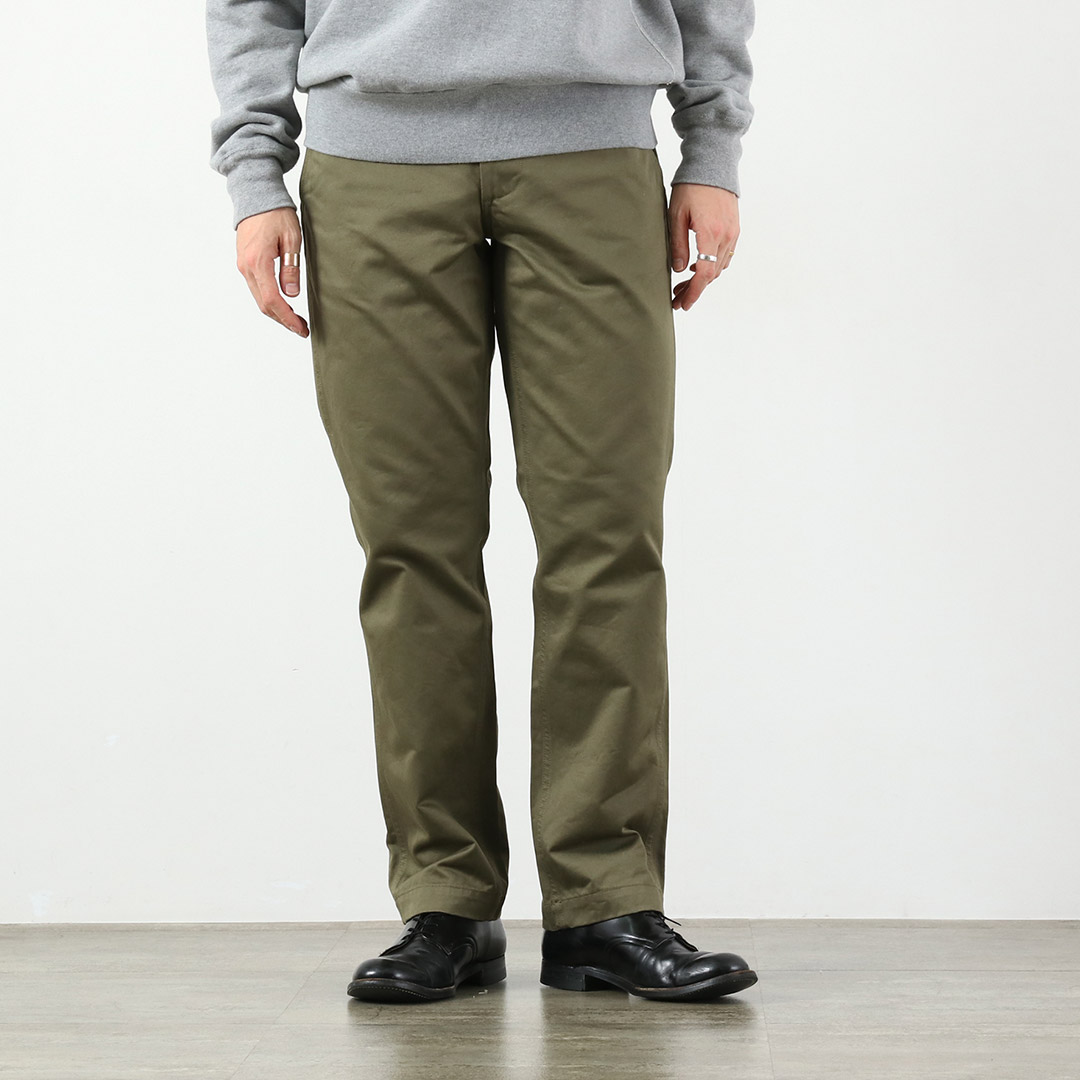FOB FACTORY（FOBファクトリー） F0514 ナロー U.S トラウザー / メンズ テーパード ウエポン 細身 スリム コットン 綿 日本製 | FOB FACTORY | 02