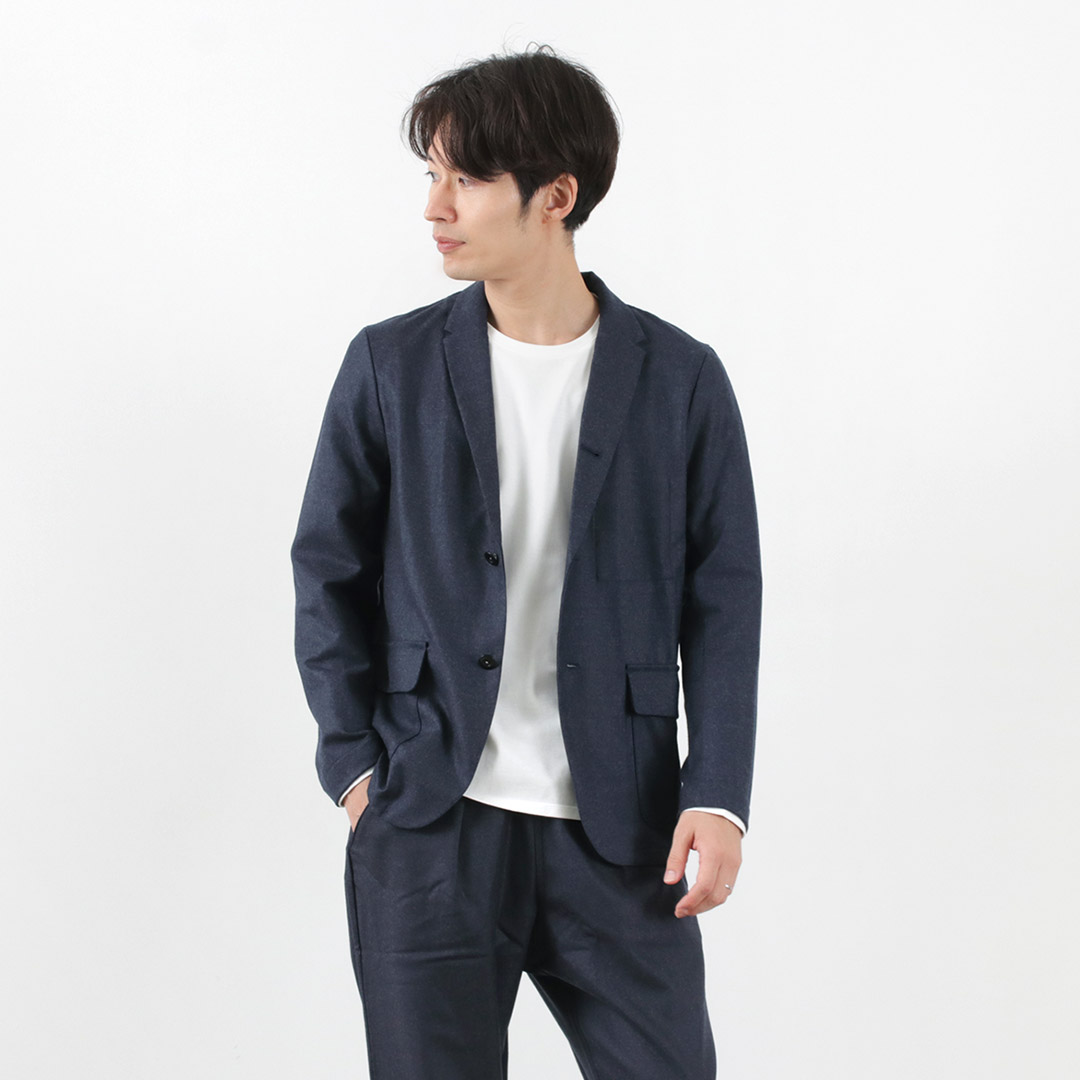 送料無料 RE MADE IN TOKYO JAPAN(アールイー) ウールフランネル カバーオール ジャケット メンズ 【H1932167538】(12650円)