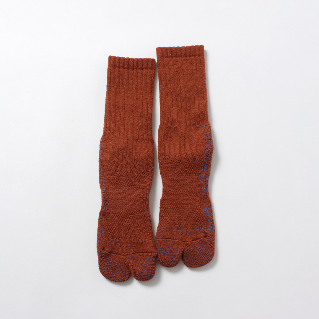 NODAL（ノーダル） 84N ロングソックス / 靴下 足袋型 メンズ レディース ユニセックス 厚手 ミディアム丈 ウール 日本製 | NODAL | 03