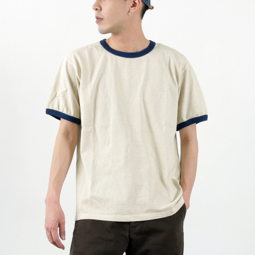 GOOD ON（グッドオン） ショートスリーブ リンガーTシャツ / メンズ トップス カットソー 5.5oz 半袖 綿 コットン | GOOD ON | 03