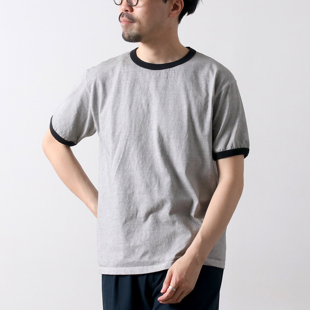 GOOD ON（グッドオン） ショートスリーブ リンガーTシャツ / メンズ トップス カットソー 5.5oz 半袖 綿 コットン | GOOD ON | 04