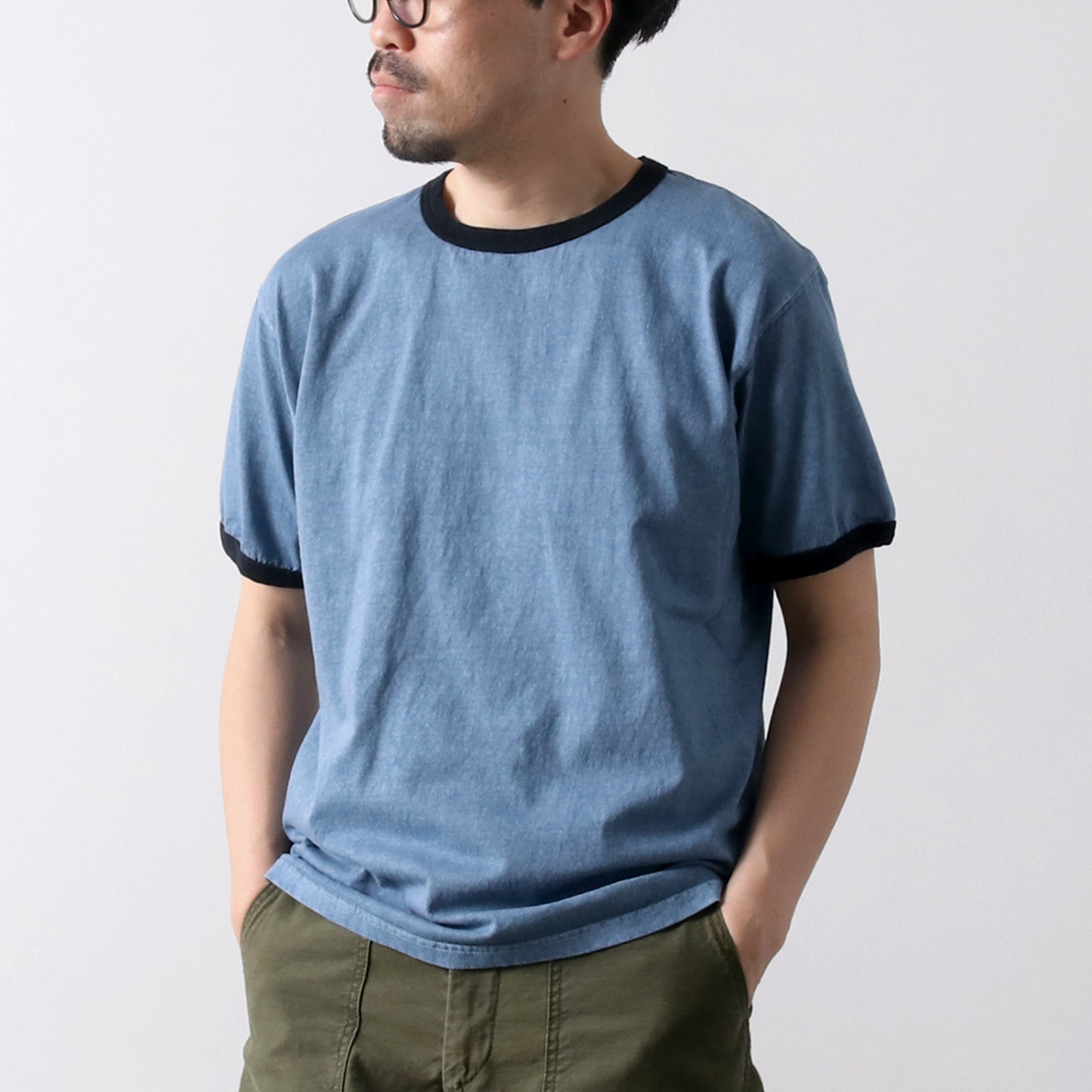 GOOD ON（グッドオン） ショートスリーブ リンガーTシャツ / メンズ トップス カットソー 5.5oz 半袖 綿 コットン | GOOD ON | 05