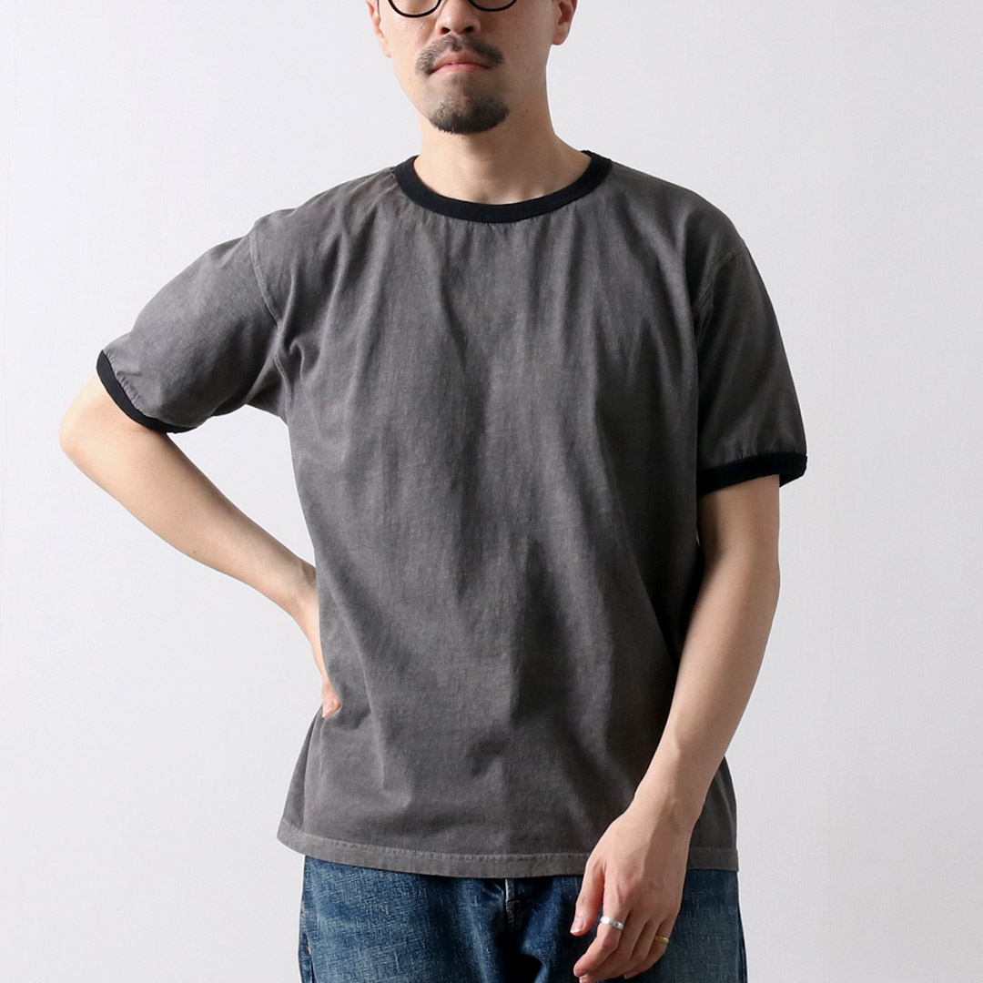 GOOD ON（グッドオン） ショートスリーブ リンガーTシャツ / メンズ トップス カットソー 5.5oz 半袖 綿 コットン | GOOD ON | 06
