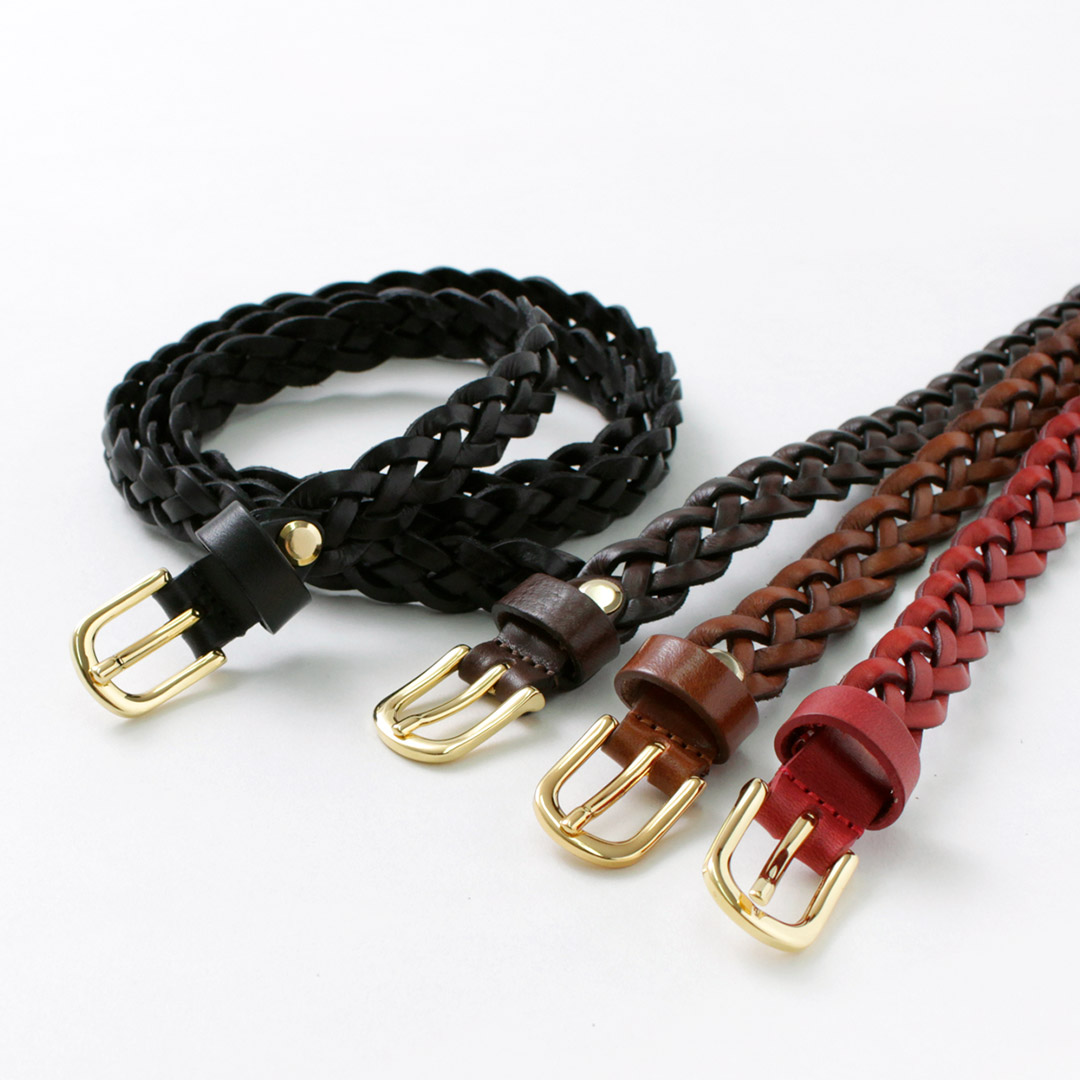 値引きする PITTI PELLE（ピッティペッレ） メッシュレザーベルト 15mm巾 小物