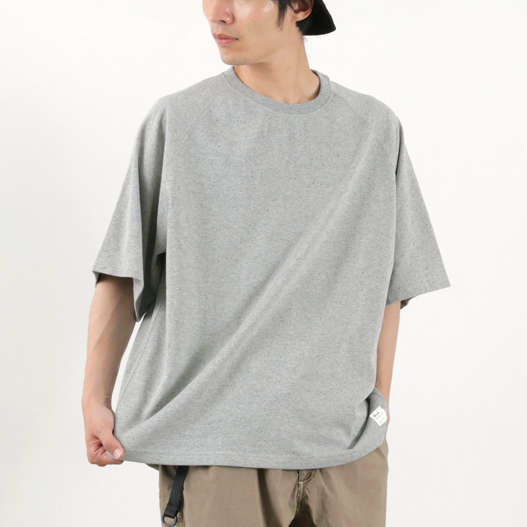 NANGA（ナンガ） エコ ハイブリッド ラグランスリーブ オーバーサイズ Tシャツ / メンズ トップス 半袖