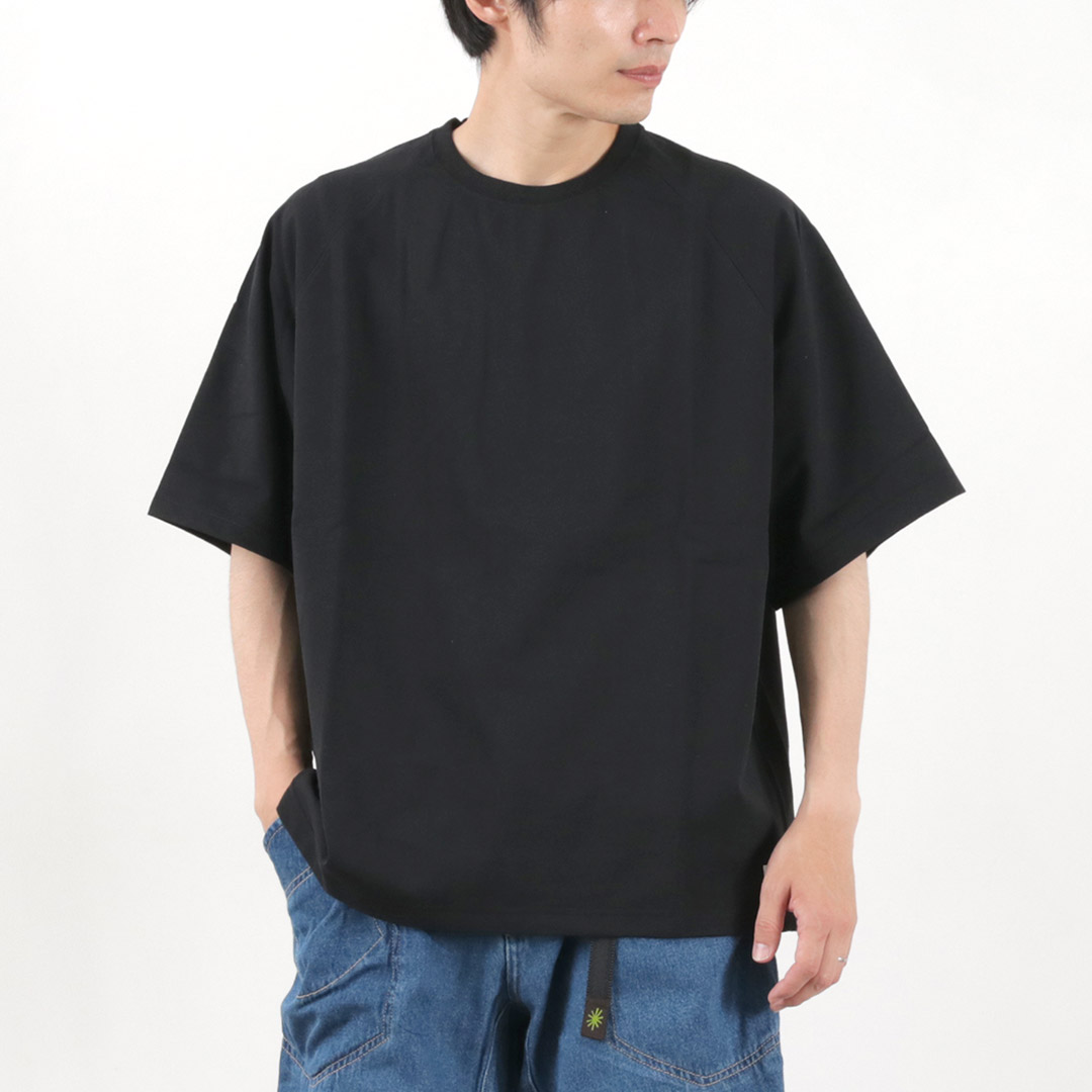 NANGA（ナンガ） エコ ハイブリッド ラグランスリーブ オーバーサイズ Tシャツ / メンズ トップス 半袖