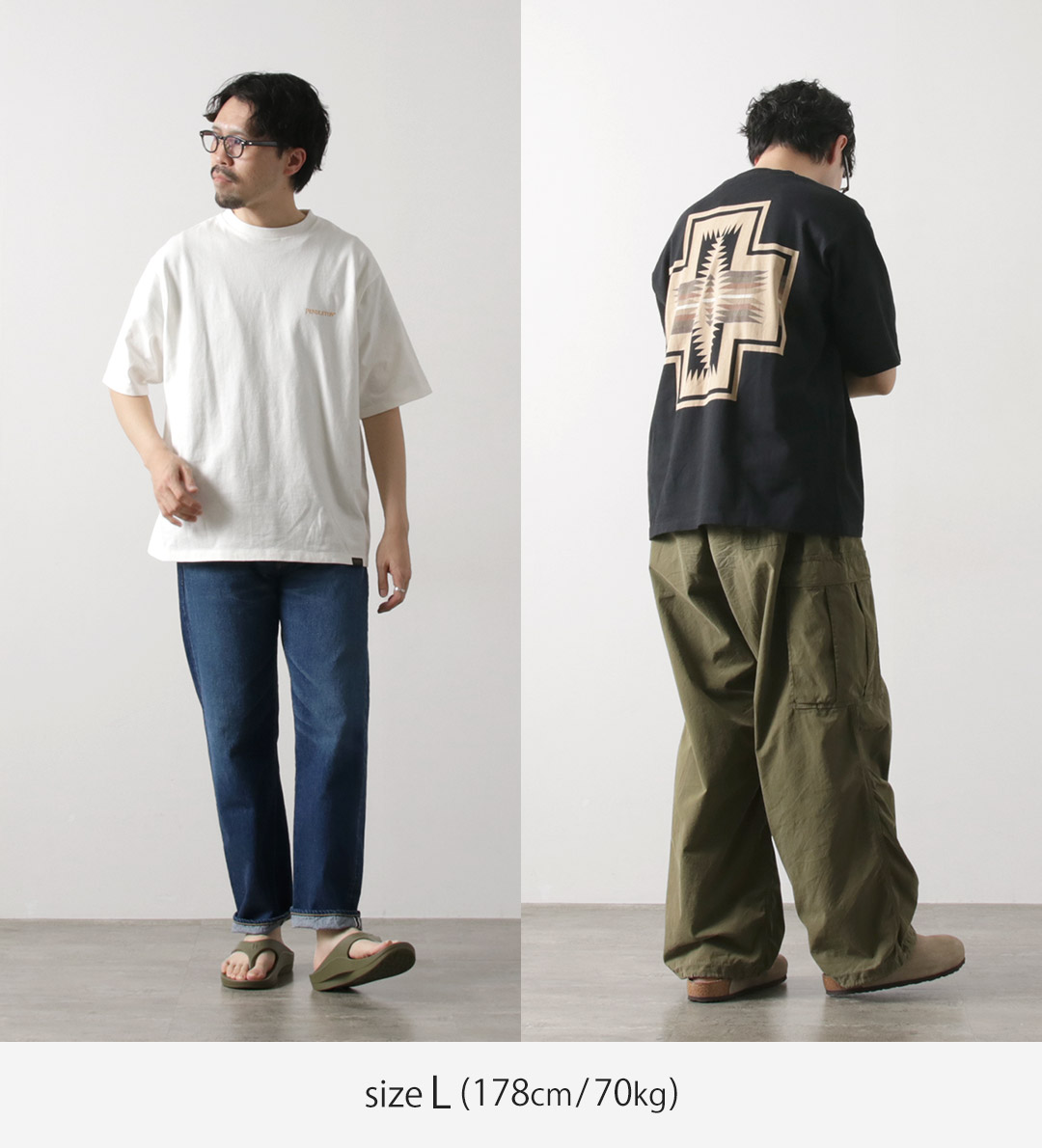 PENDLETON（ペンドルトン） バック プリント Tシャツ / 半袖 ショート 
