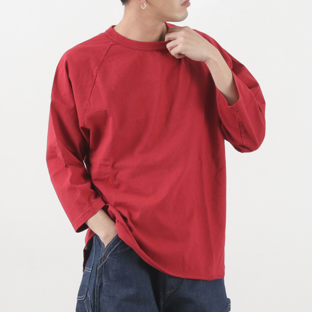 WALLA WALLA SPORT（ワラワラスポーツ） 七分袖 ベースボールTシャツ ソリッド / メンズ 7分袖 無地 日本製 | WALLA WALLA SPORT | 08