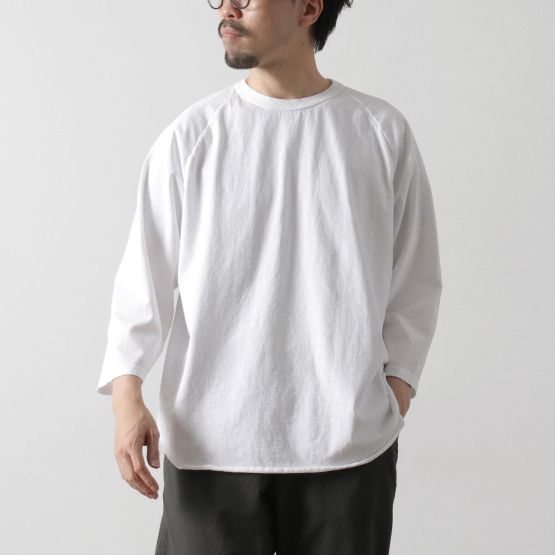 WALLA WALLA SPORT（ワラワラスポーツ） 七分袖 ベースボールTシャツ ソリッド 日本製 / メンズ | WALLA WALLA SPORT | 04