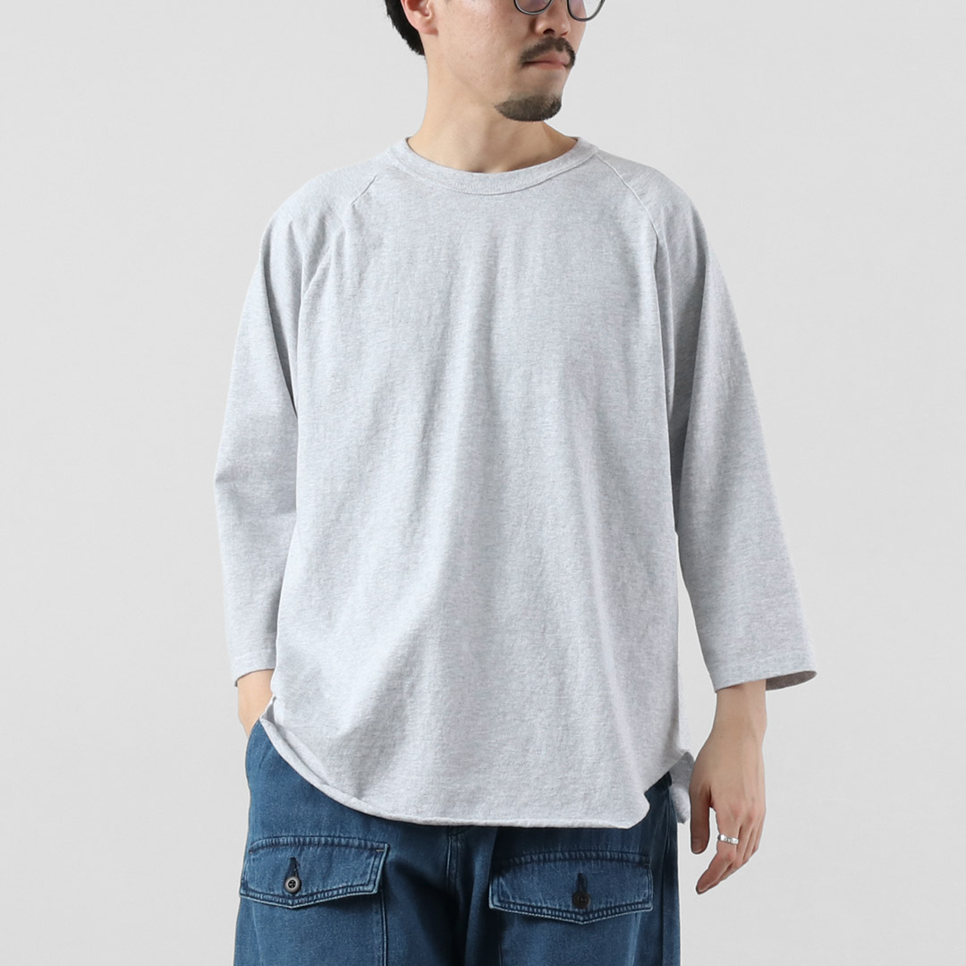 WALLA WALLA SPORT（ワラワラスポーツ） 七分袖 ベースボールTシャツ ソリッド 日本製 / メンズ | WALLA WALLA SPORT | 05