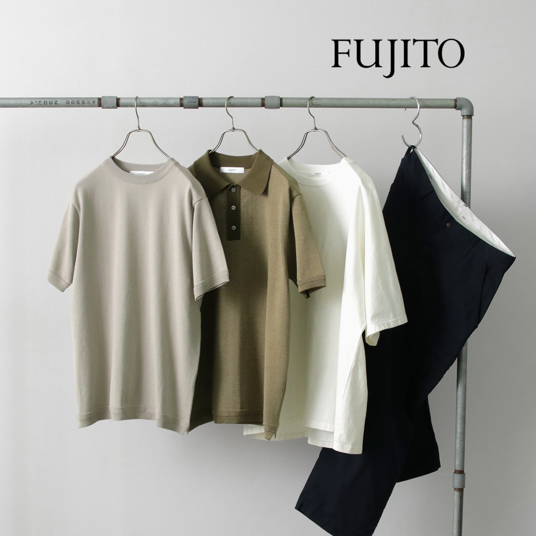FUJITO（フジト） ニットポロ Easy / メンズ トップス ポロシャツ 半袖