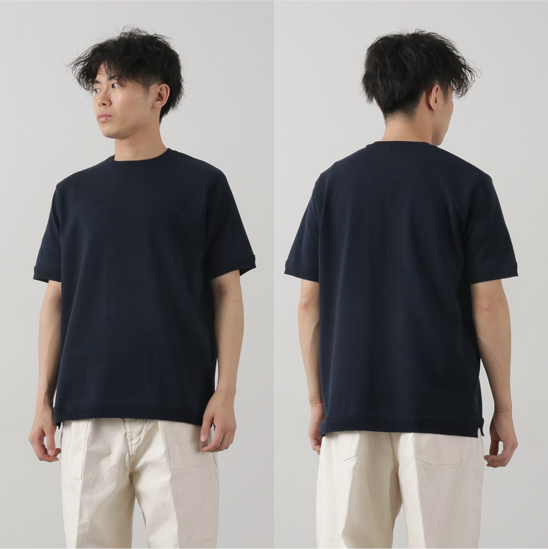 FUJITO（フジト） クルーネック ニット Tシャツ / メンズ トップス