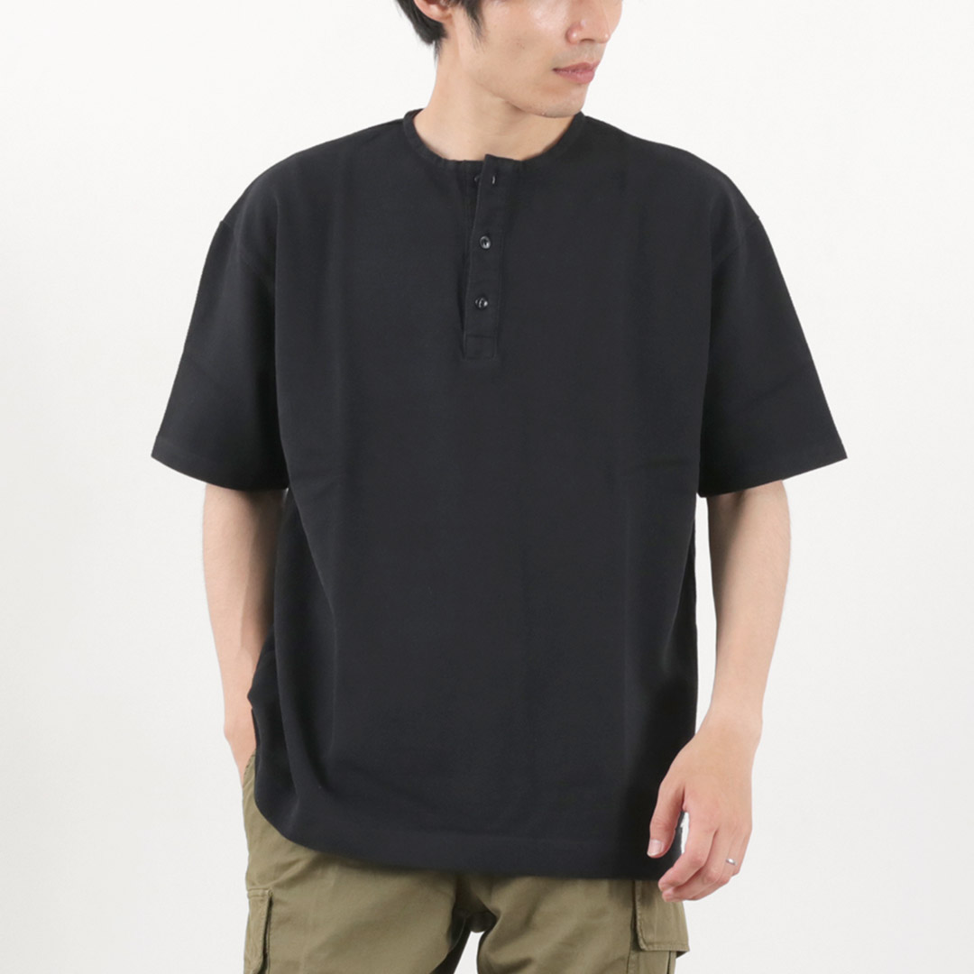 KEPANI（ケパニ） カノコ ヘンリーネックTシャツ / メンズ 半袖 日本製