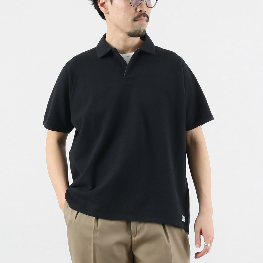 KEPANI（ケパニ） 鹿の子 スキッパーポロ / メンズ 半袖 シャツ コットン 綿 日本製 PIQUE Skipper | Kepani | 04