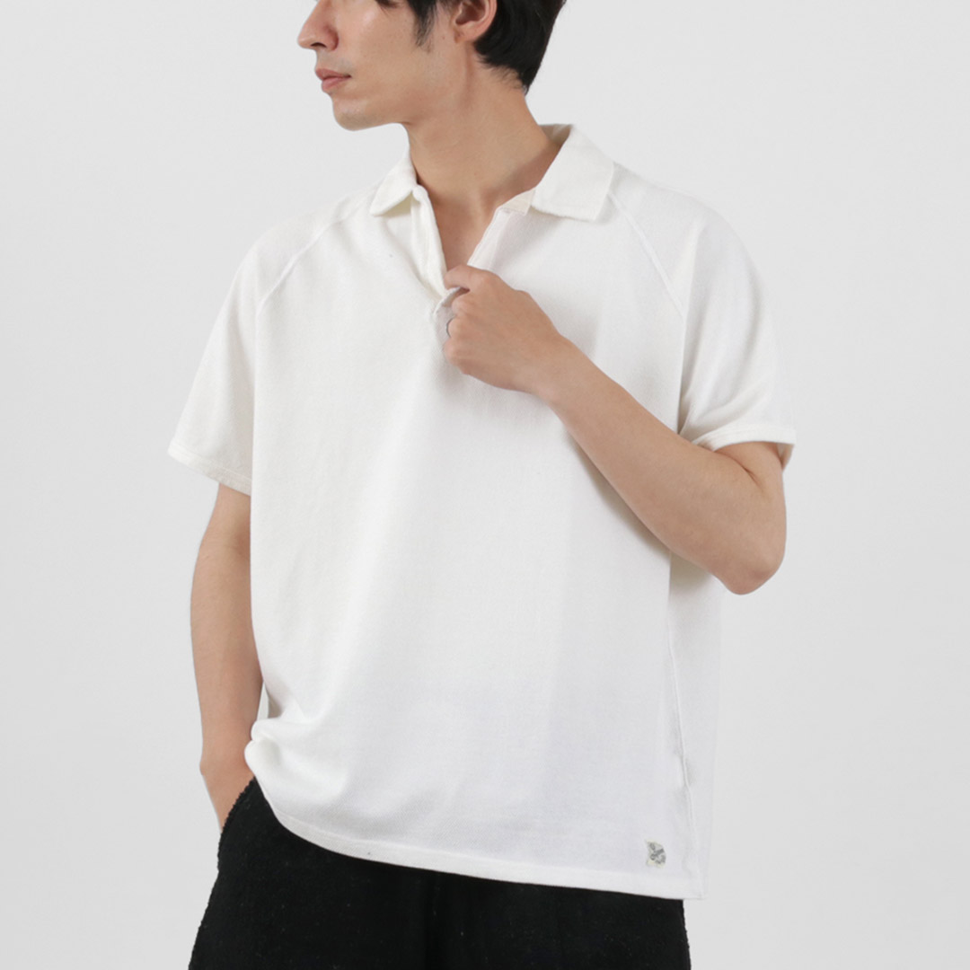 KEPANI（ケパニ） カノコ スキッパーポロシャツ / メンズ 半袖 日本製｜rococo｜02