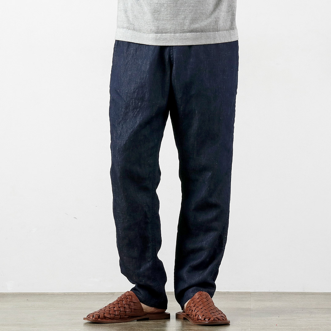 Blue refabric（ブルーリファブリック） コットンリネンデニム イージーパンツ 日本製 / サマーデニム ライトオンス 6オンス |  | 01