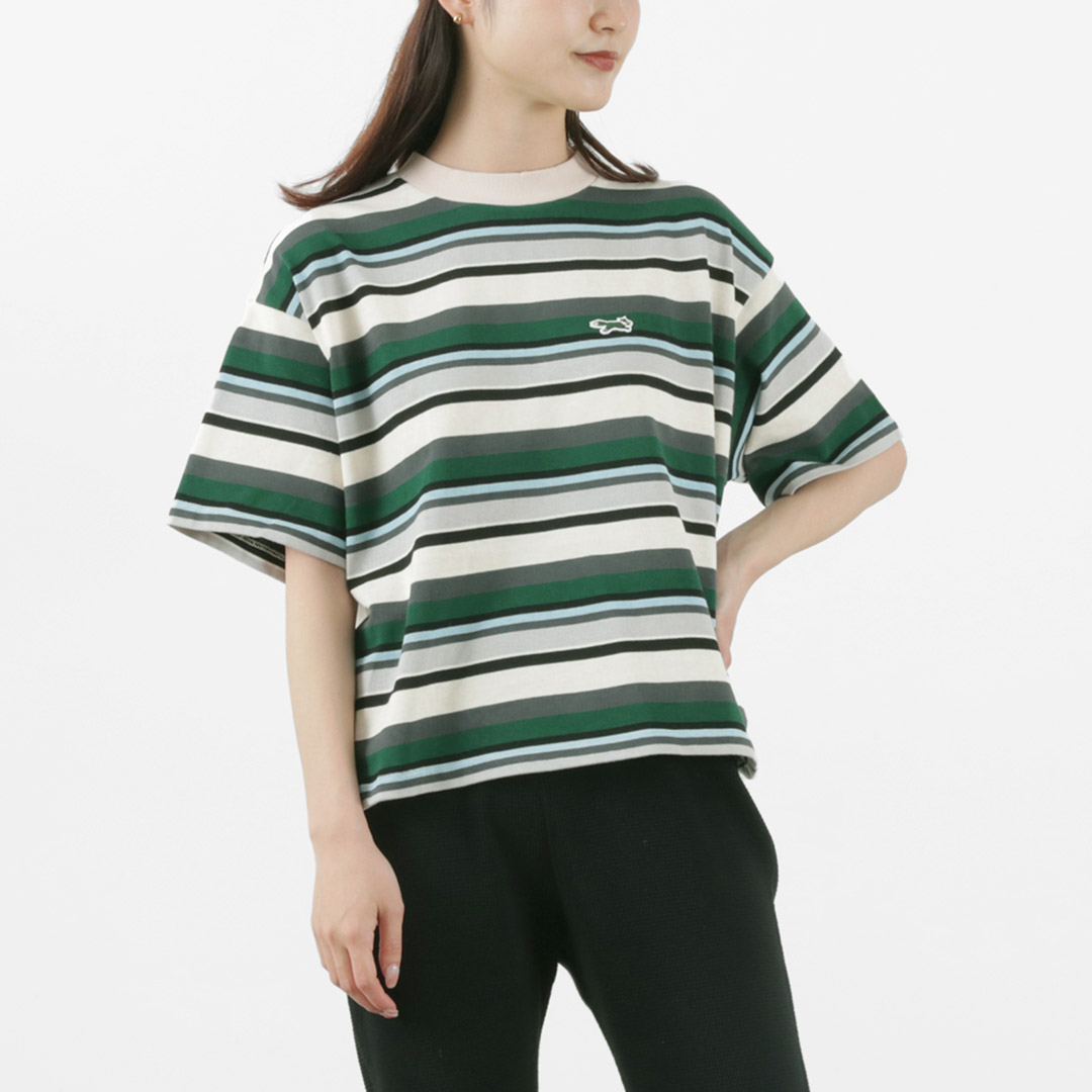 THE FOX（ザ フォックス） フォックス マルチボーダー Tシャツ / トップス 半袖 ボーダー コットン 綿 | The Fox Collection | 02