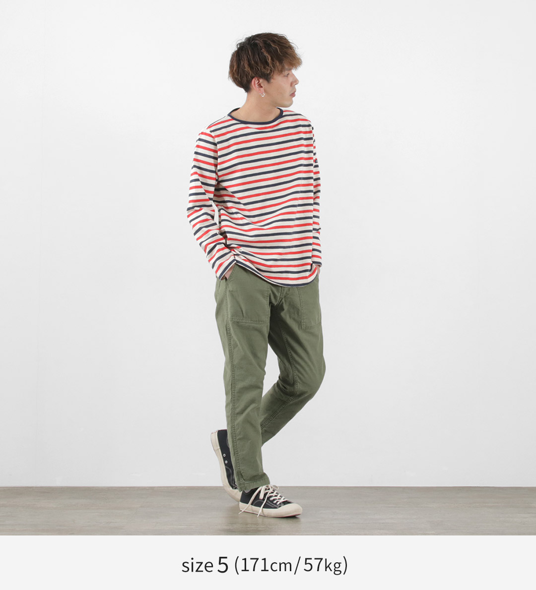 TIEASY TIEASY（ティージー） HDCS ボートネック ボーダー バスク