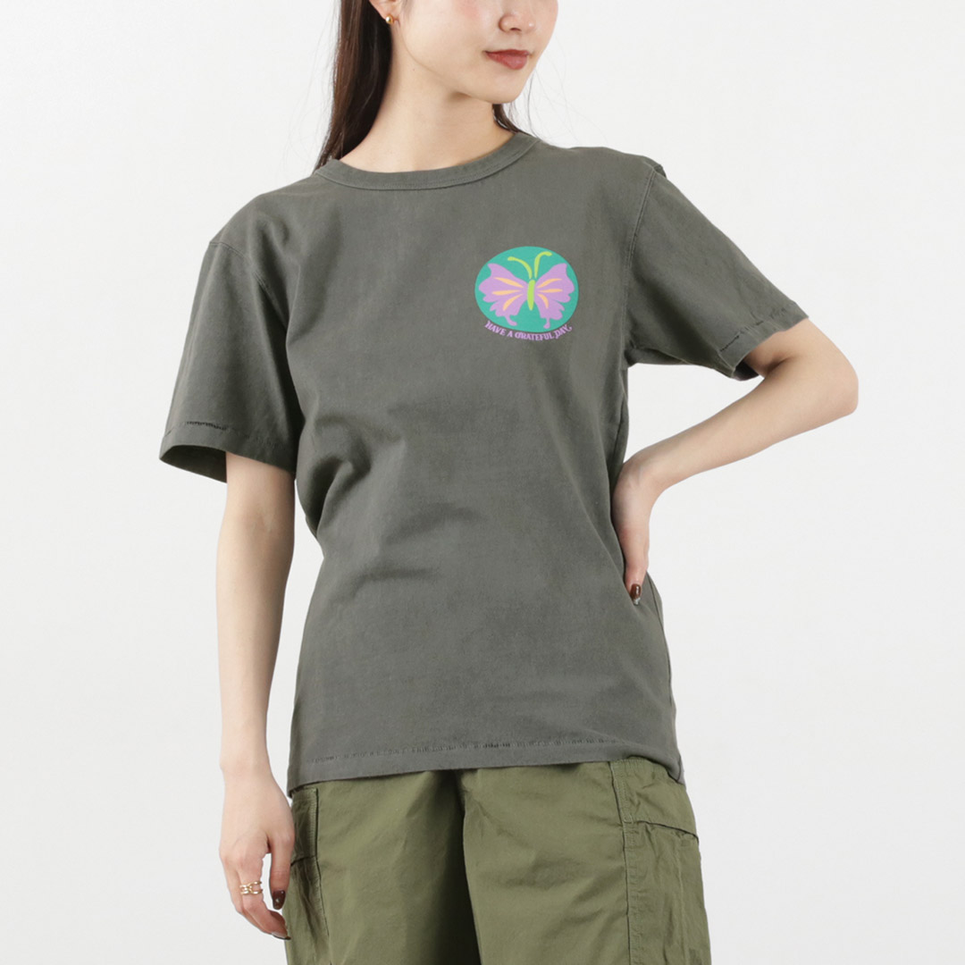 HAVE A GRATEFUL DAY（ハブアグレイトフルデイ） 11oz Tシャツ バタフライ ＃2 / カットソー | HAVE A GRATEFUL DAY | 02