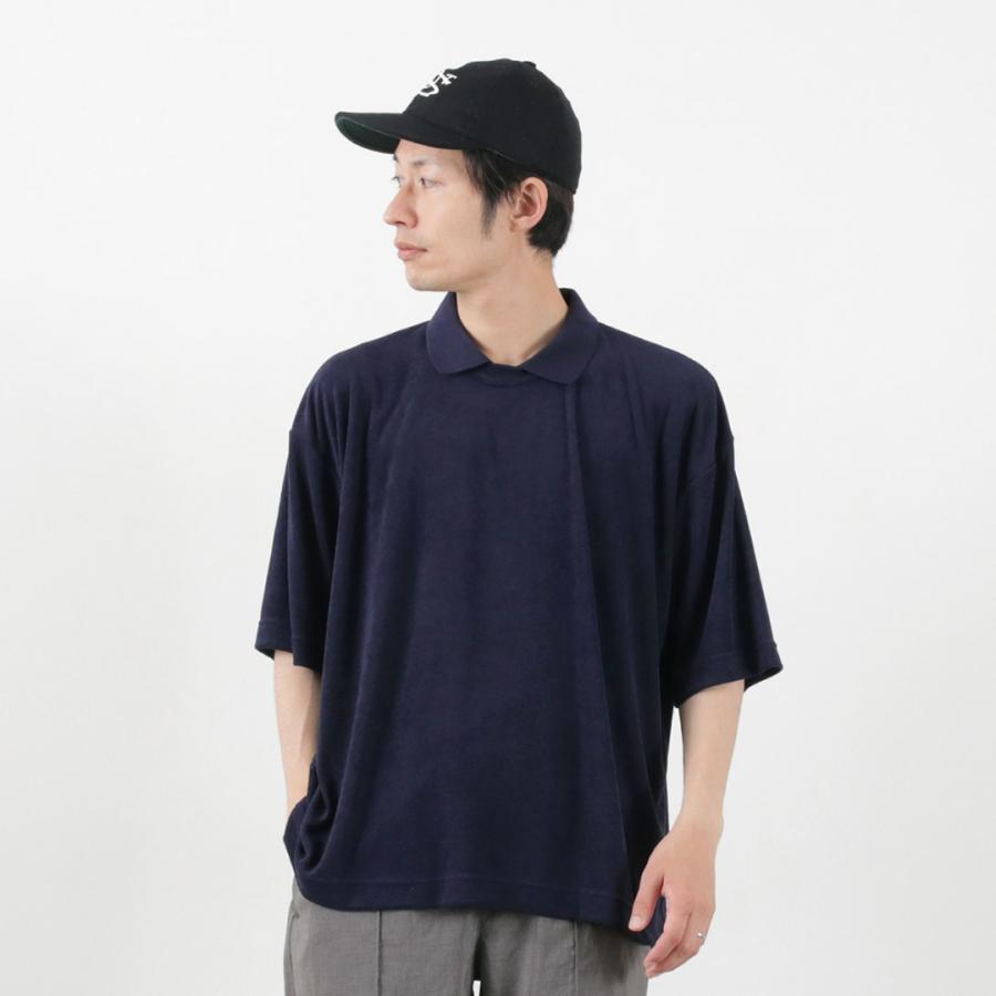 CAL O LINE（キャルオーライン） パイル ポロクルー / メンズ トップス 半袖 ポロシャツ 日本製｜rococo｜02