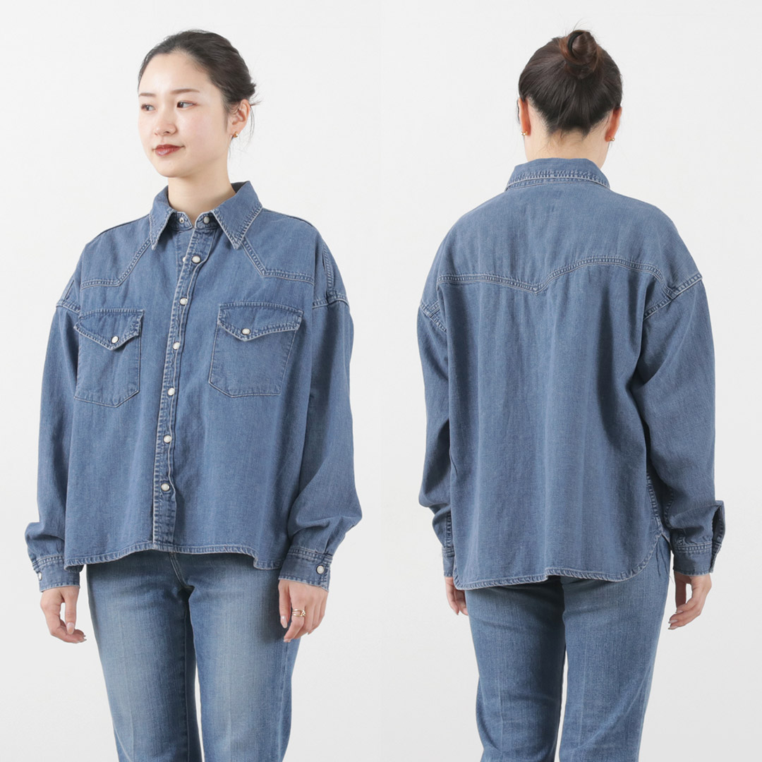 REMI RELIEF（レミレリーフ） SHORT DENIM WESTERN SHIRT